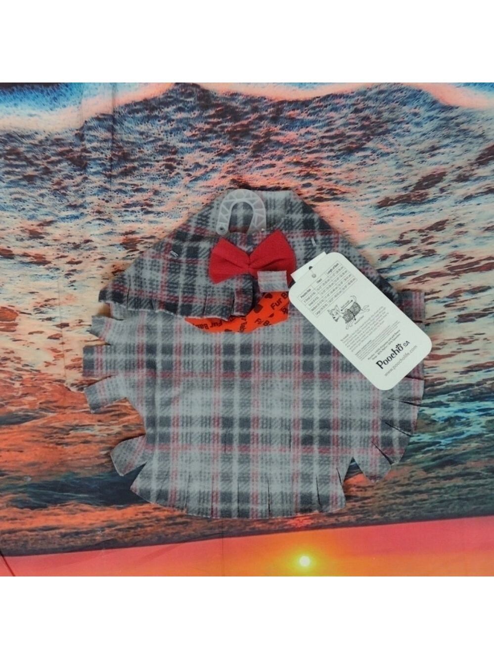 Poocho fleece poncho size xs